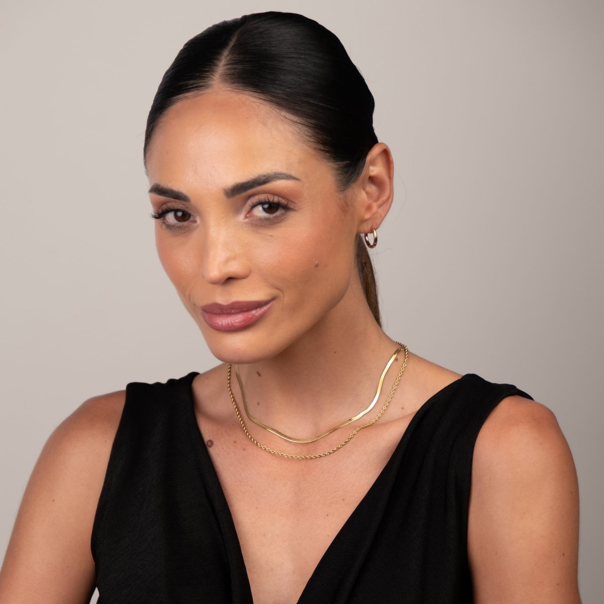 Mix Colar Melina Banhado em Ouro 18k