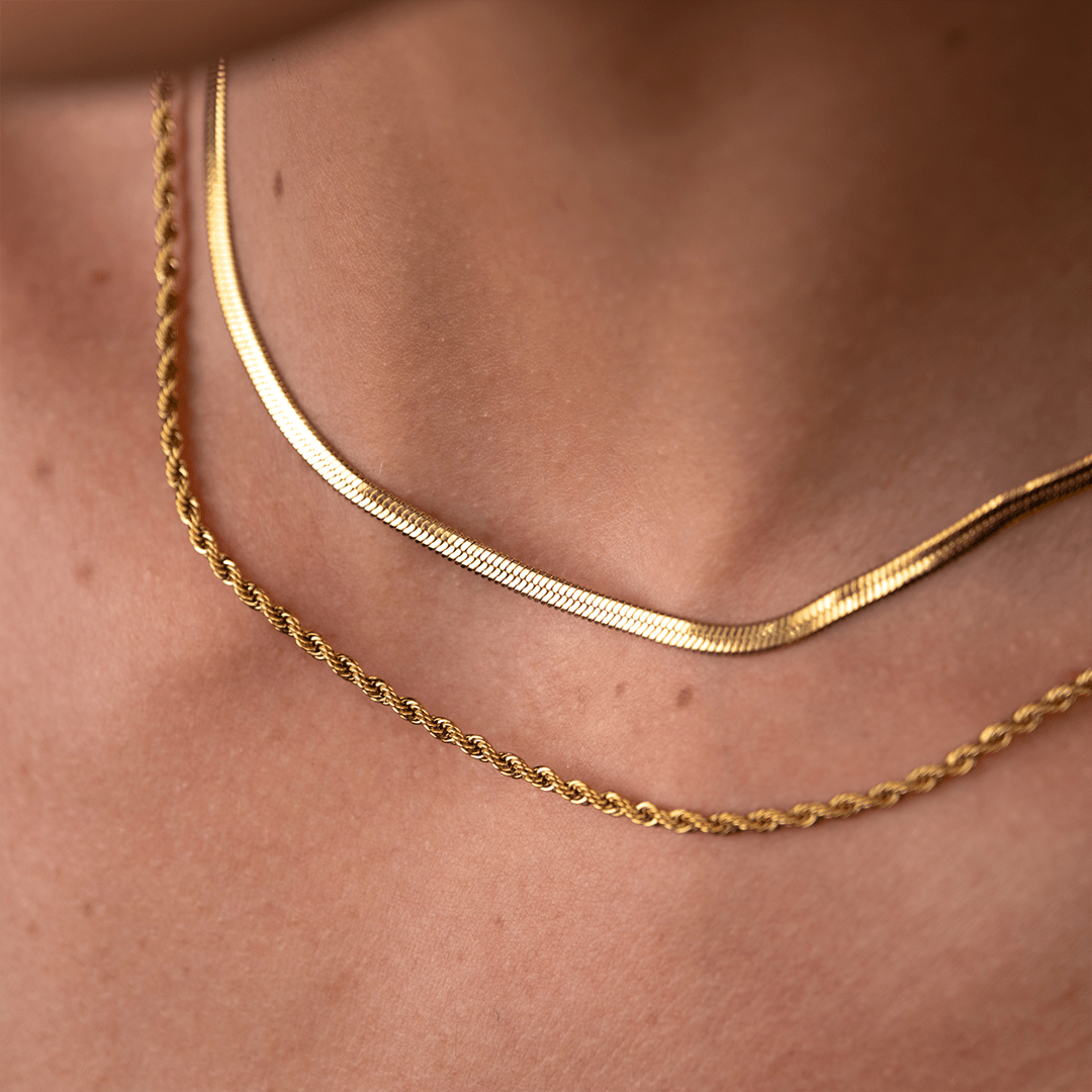 Mix Colar Melina Banhado em Ouro 18k