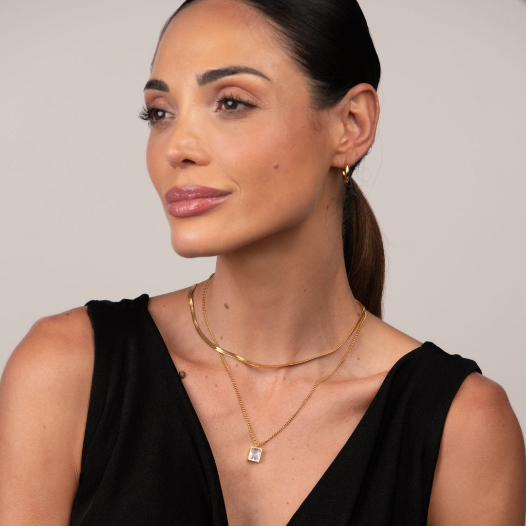 Mix Colar Paris Banhado em Ouro 18k