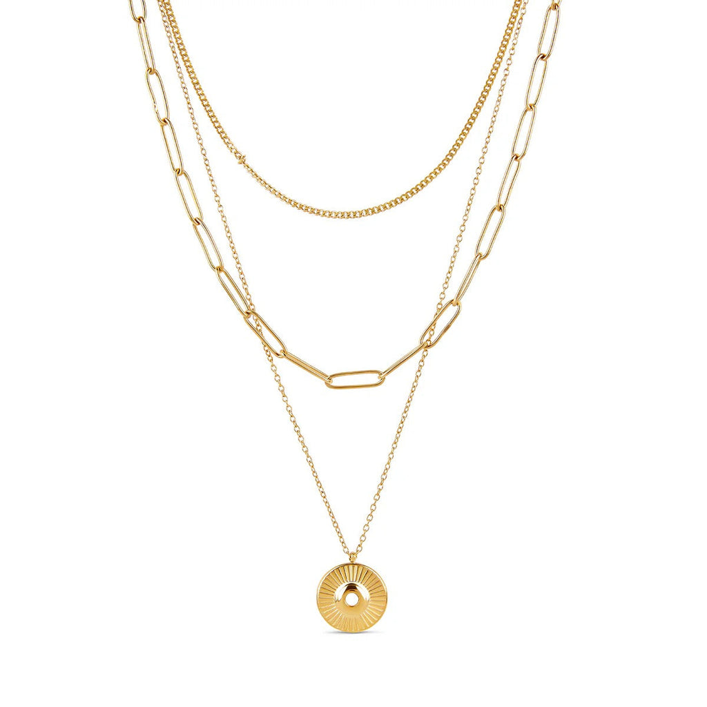 Mix de Colares Cleópatra Banhado em Ouro 18K