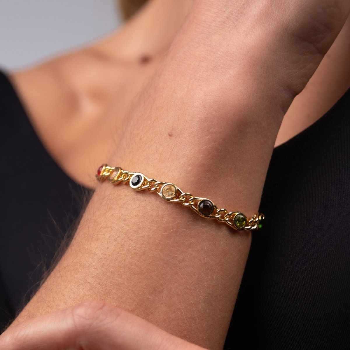 Pulseira Chloé Banhado em Ouro 18k