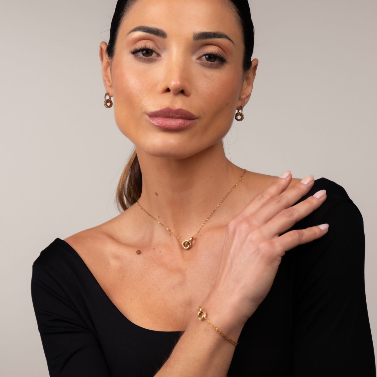 Pulseira Imperial Pedra Zircônia Banhado em Ouro 18K