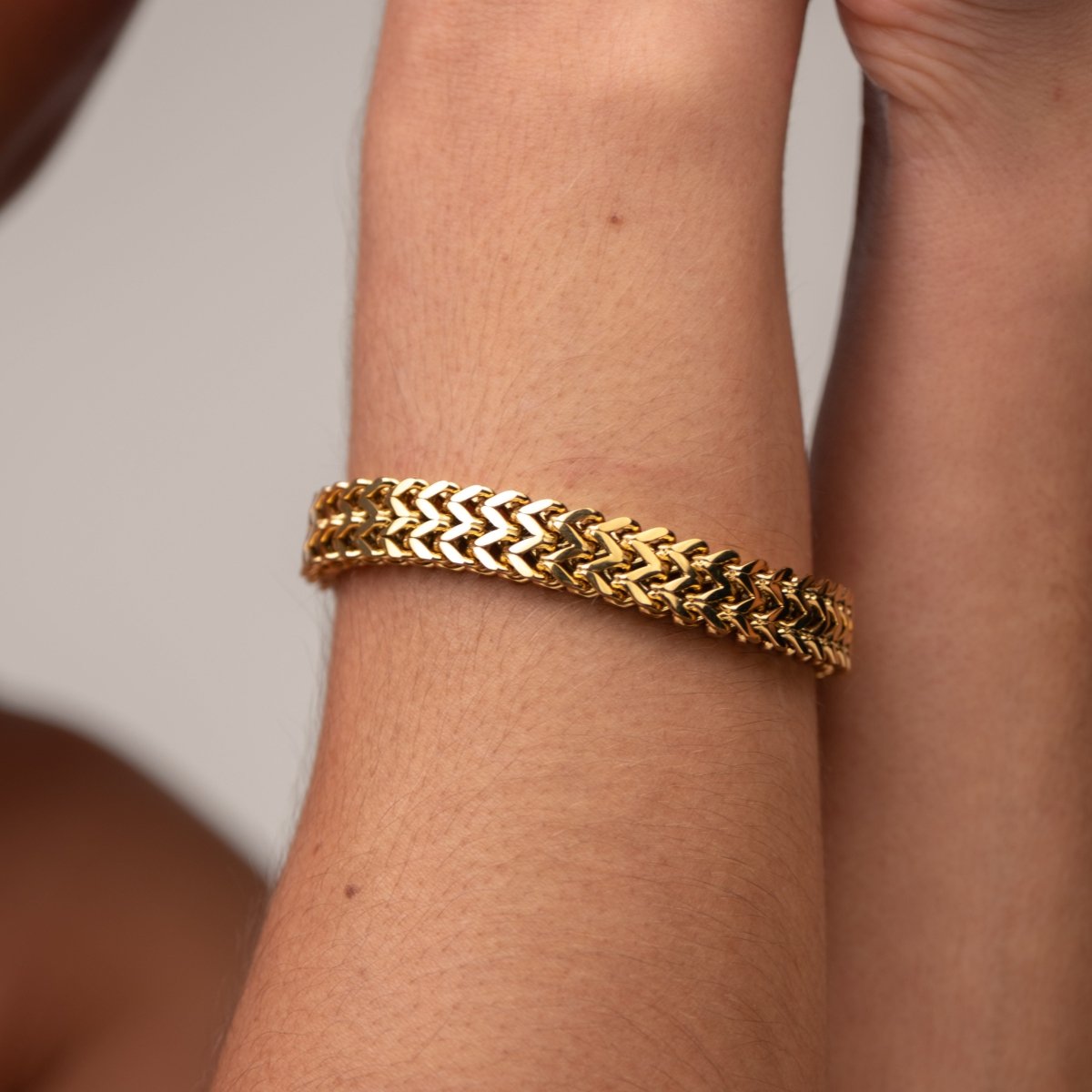 Pulseira Link Banhado em Ouro 18k